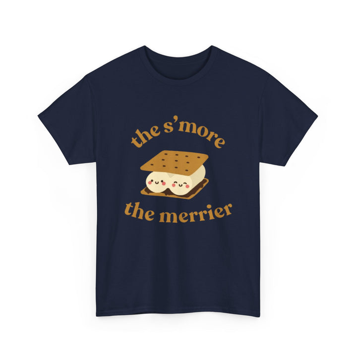 S'more the Merrier T-Shirt — Cute Smiling S'more Graphic Tee