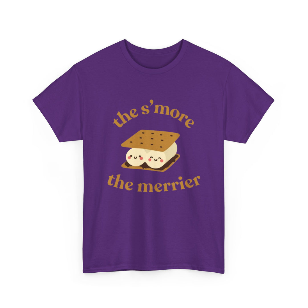 S'more the Merrier T-Shirt — Cute Smiling S'more Graphic Tee