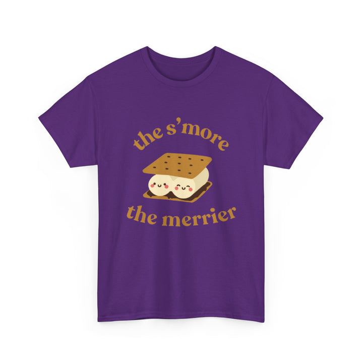 S'more the Merrier T-Shirt — Cute Smiling S'more Graphic Tee