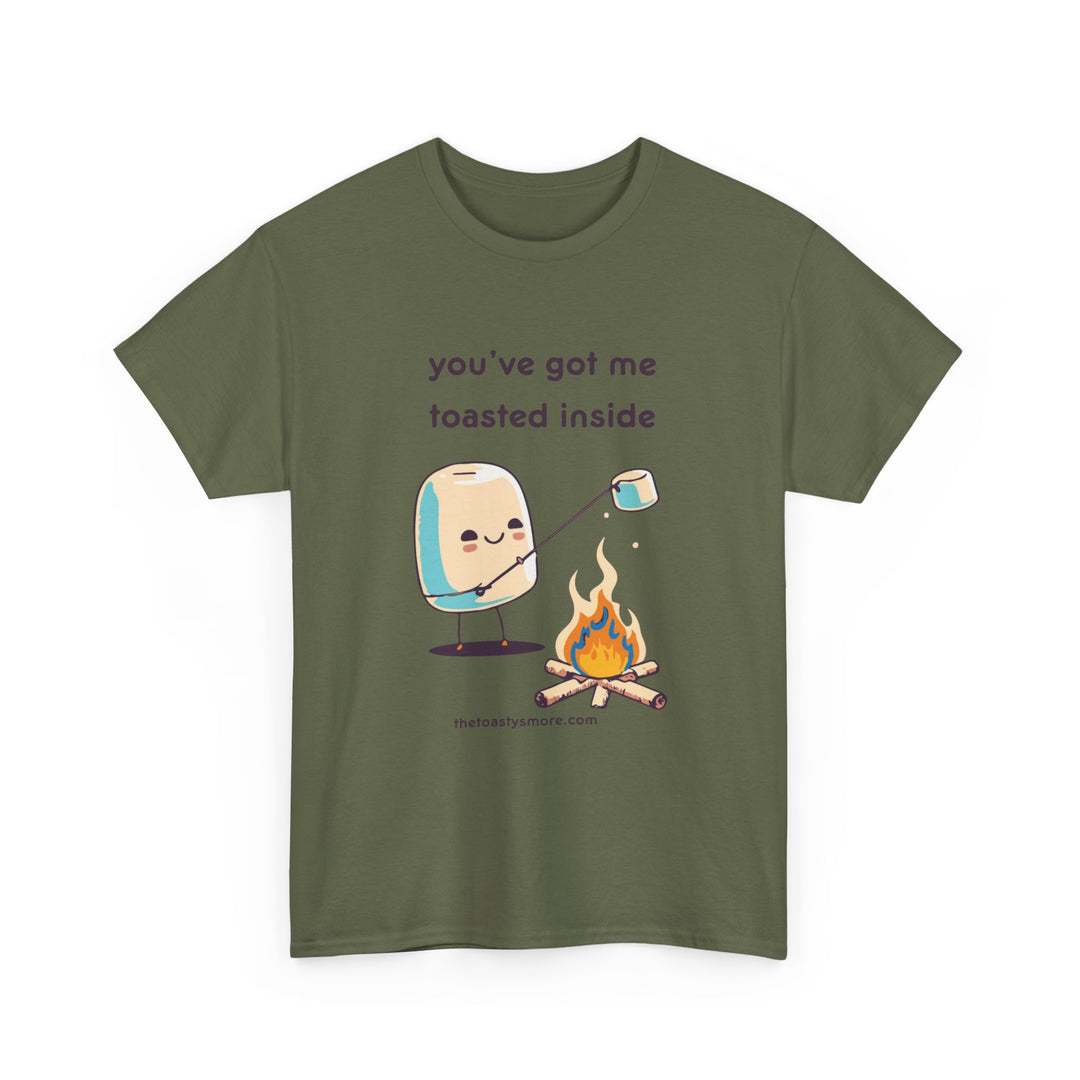 Marshmallow 'You've Got Me Toasted Inside' T-Shirt