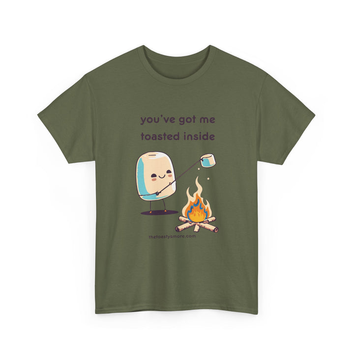 Marshmallow 'You've Got Me Toasted Inside' T-Shirt