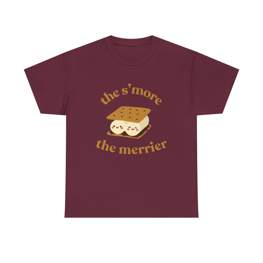 S'more the Merrier T-Shirt — Cute Smiling S'more Graphic Tee