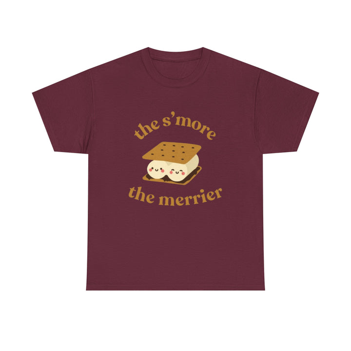 S'more the Merrier T-Shirt — Cute Smiling S'more Graphic Tee