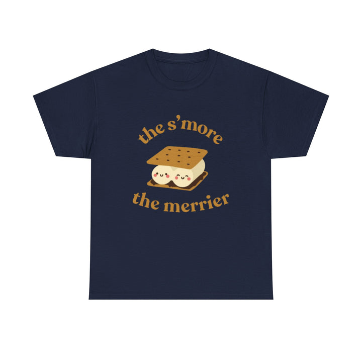 S'more the Merrier T-Shirt — Cute Smiling S'more Graphic Tee