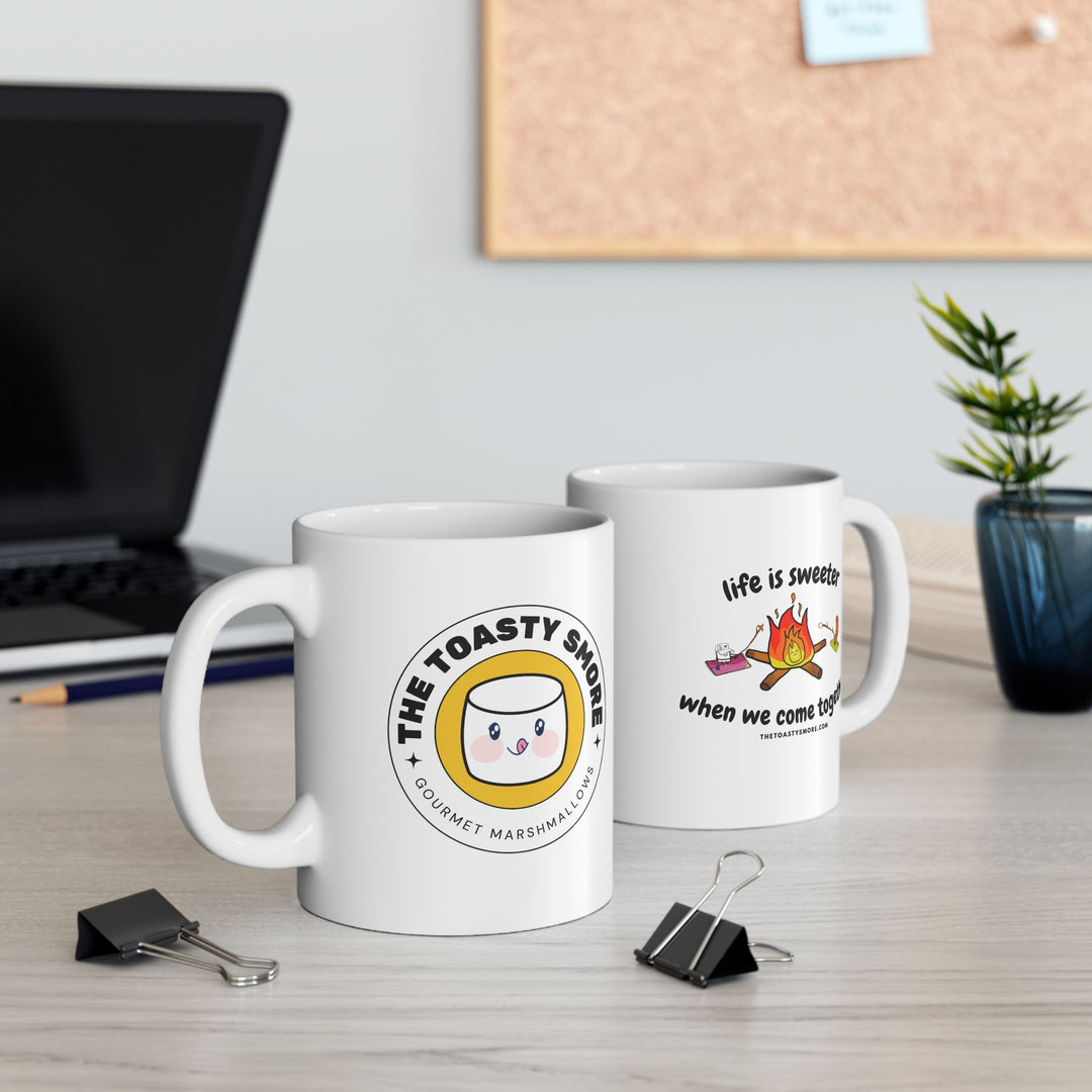 Ceramic Mug - "Together We’re Better" Inspirational Coffee Cup (11oz, 15oz)