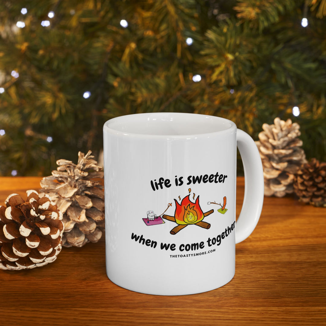 Ceramic Mug - "Together We’re Better" Inspirational Coffee Cup (11oz, 15oz)