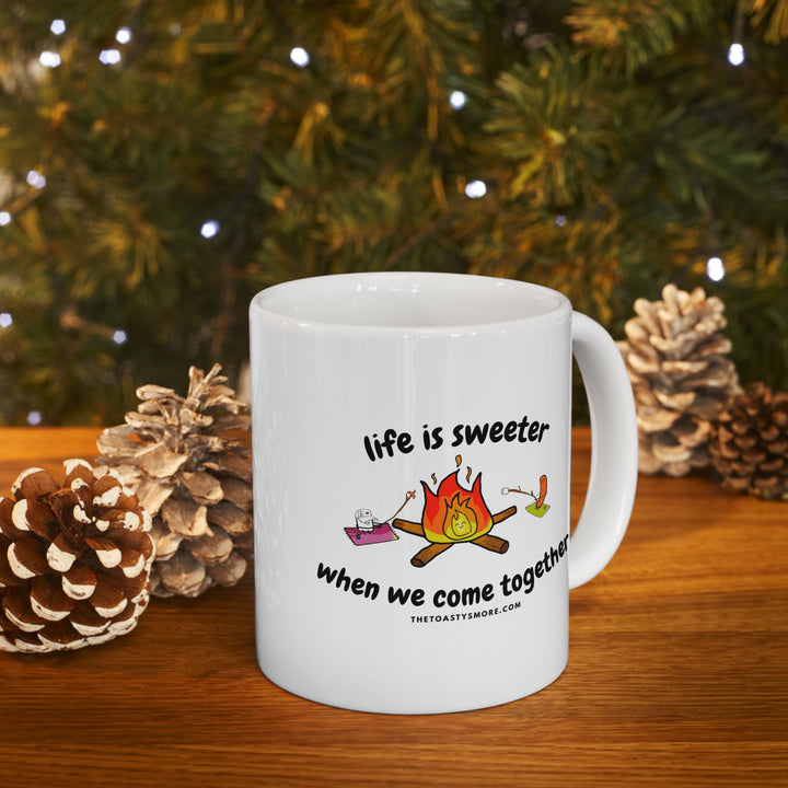 Ceramic Mug - "Together We’re Better" Inspirational Coffee Cup (11oz, 15oz)