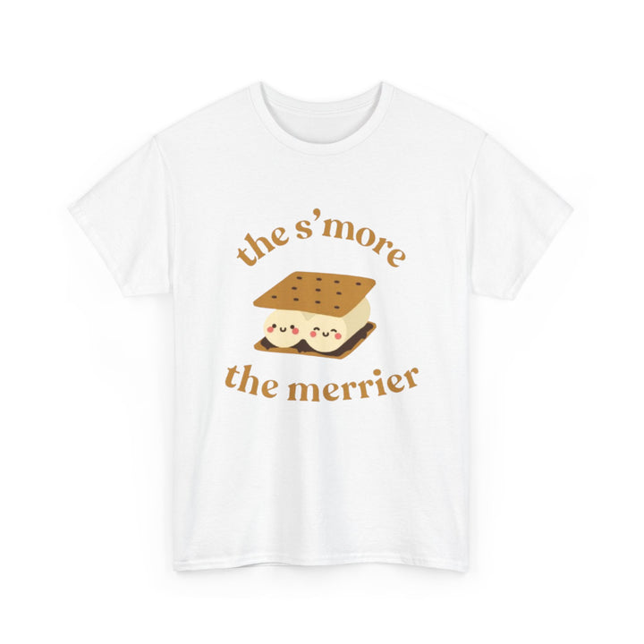 S'more the Merrier T-Shirt — Cute Smiling S'more Graphic Tee