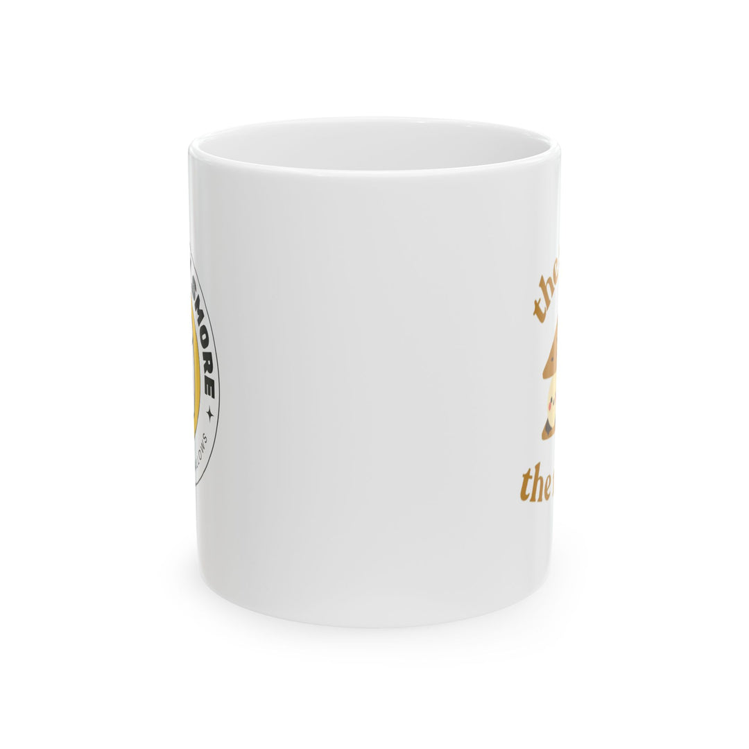 S'more the Merrier Ceramic Mug – Cute Kawaii S'mores Coffee Cup (11oz & 15oz)