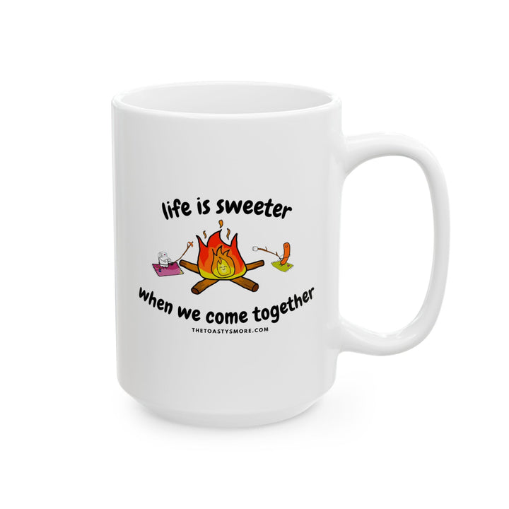 Ceramic Mug - "Together We’re Better" Inspirational Coffee Cup (11oz, 15oz)