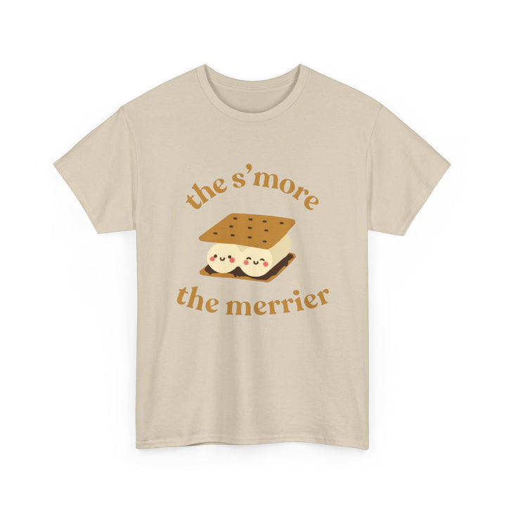 S'more the Merrier T-Shirt — Cute Smiling S'more Graphic Tee