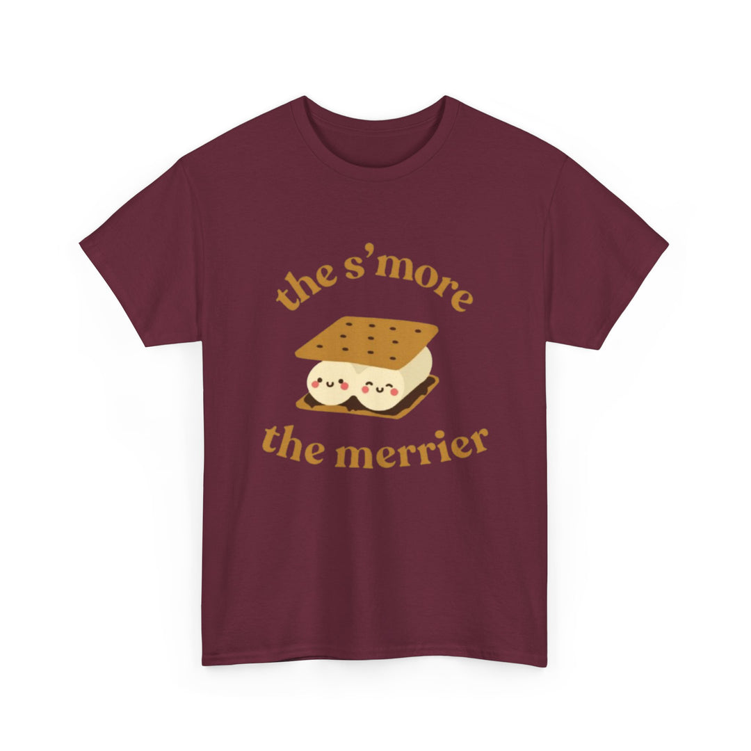 S'more the Merrier T-Shirt — Cute Smiling S'more Graphic Tee