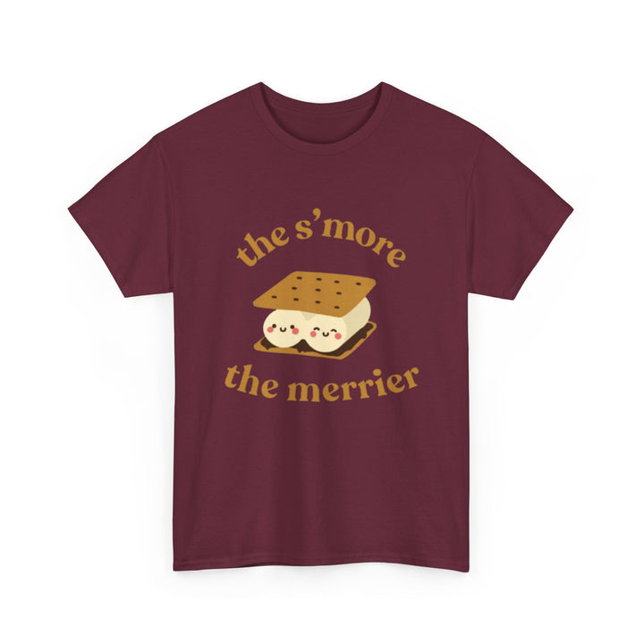 S'more the Merrier T-Shirt — Cute Smiling S'more Graphic Tee