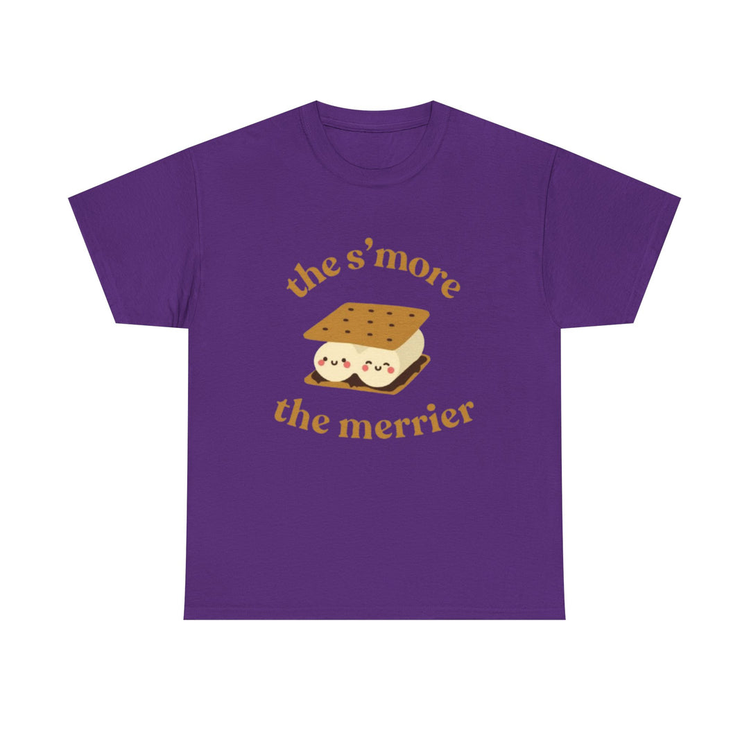 S'more the Merrier T-Shirt — Cute Smiling S'more Graphic Tee