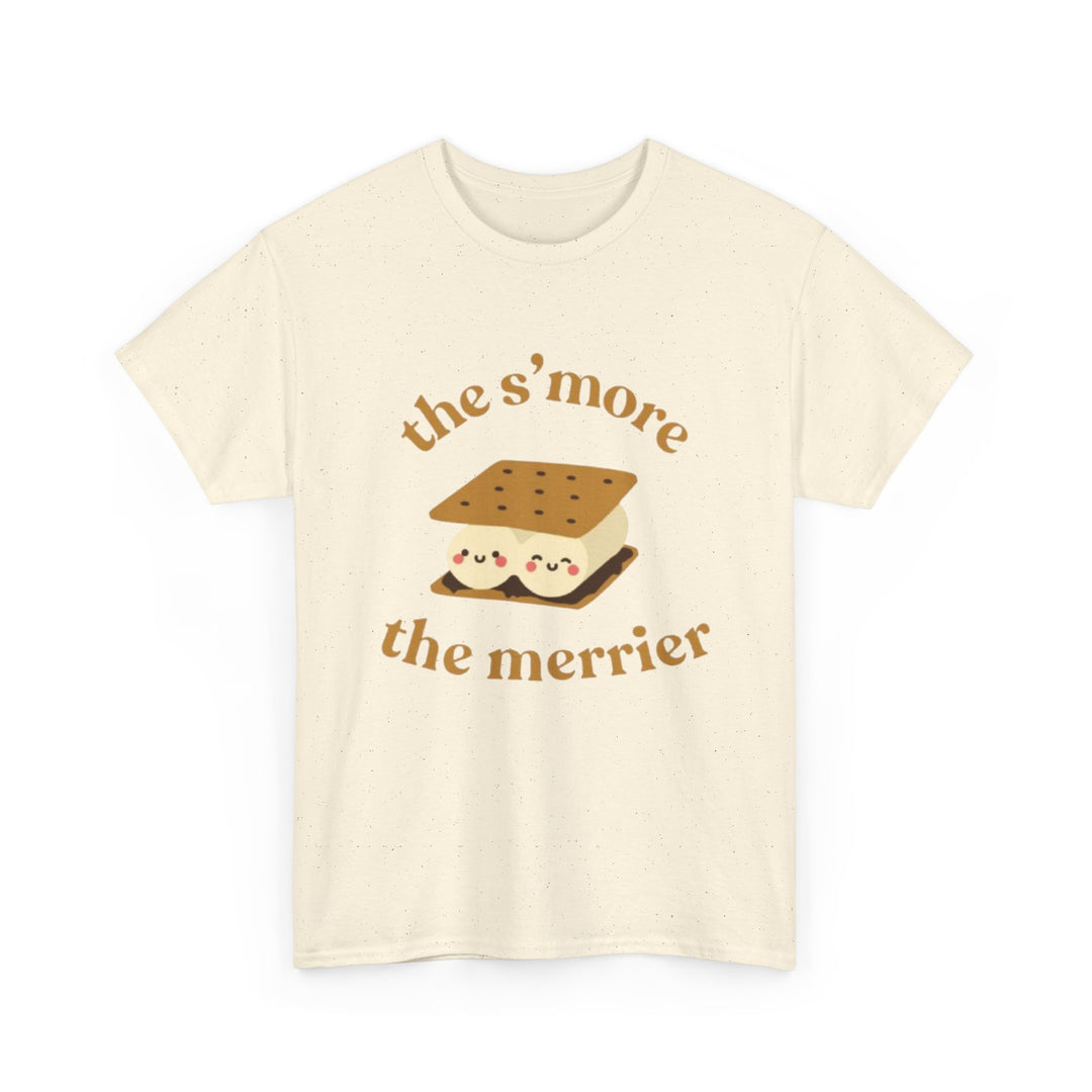 S'more the Merrier T-Shirt — Cute Smiling S'more Graphic Tee