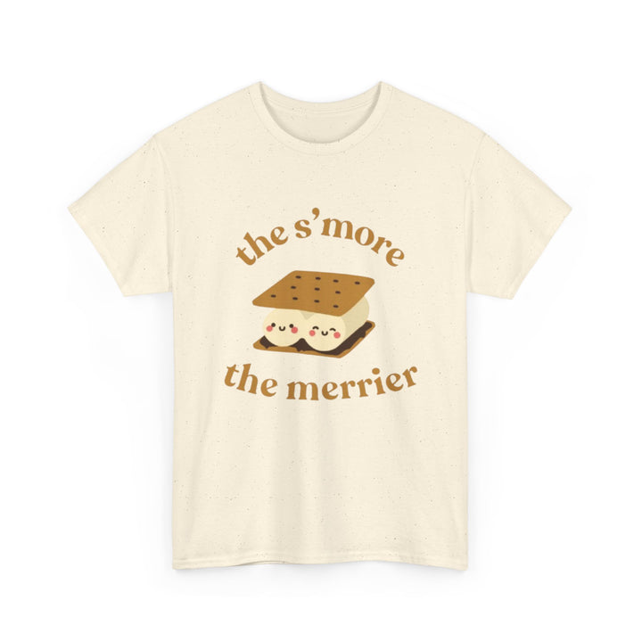 S'more the Merrier T-Shirt — Cute Smiling S'more Graphic Tee