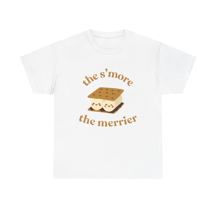 S'more the Merrier T-Shirt — Cute Smiling S'more Graphic Tee