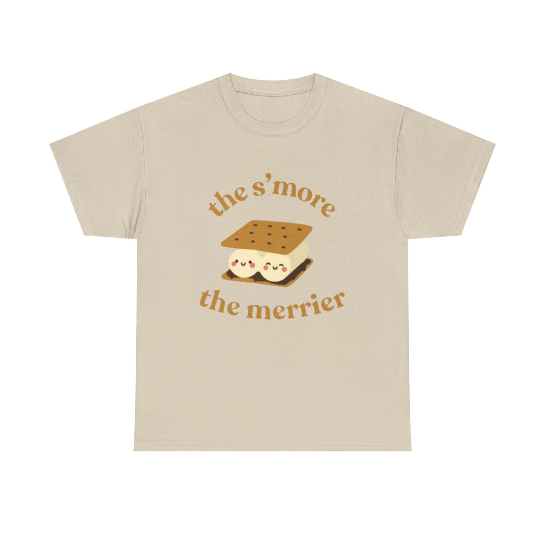 S'more the Merrier T-Shirt — Cute Smiling S'more Graphic Tee