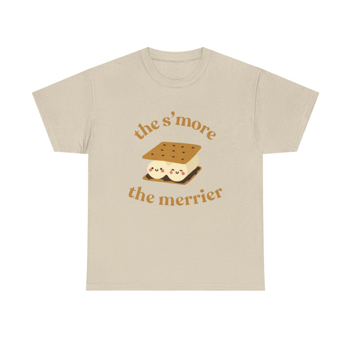 S'more the Merrier T-Shirt — Cute Smiling S'more Graphic Tee