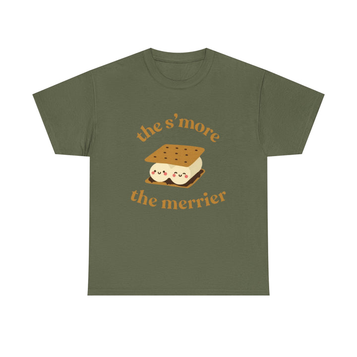 S'more the Merrier T-Shirt — Cute Smiling S'more Graphic Tee