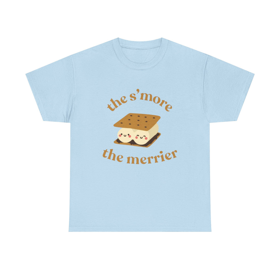 S'more the Merrier T-Shirt — Cute Smiling S'more Graphic Tee