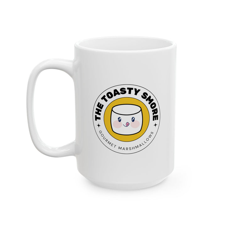 S'more the Merrier Ceramic Mug – Cute Kawaii S'mores Coffee Cup (11oz & 15oz)