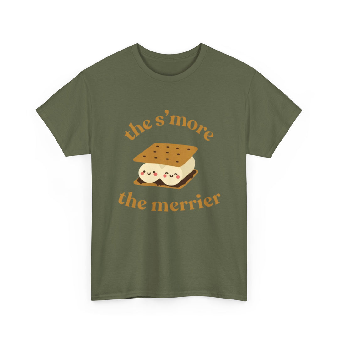 S'more the Merrier T-Shirt — Cute Smiling S'more Graphic Tee