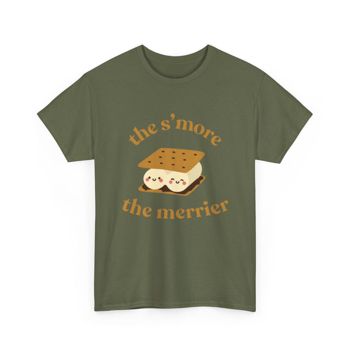 S'more the Merrier T-Shirt — Cute Smiling S'more Graphic Tee