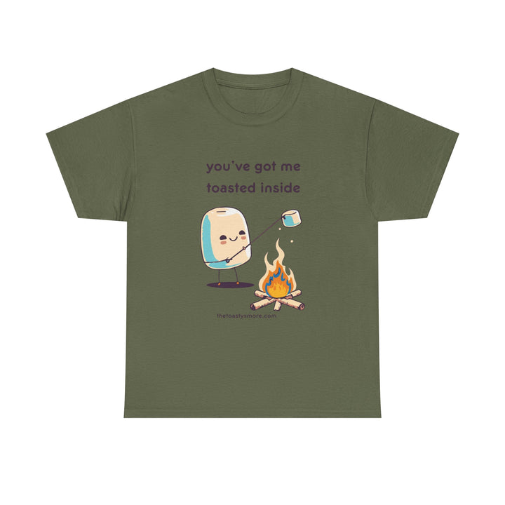 Marshmallow 'You've Got Me Toasted Inside' T-Shirt