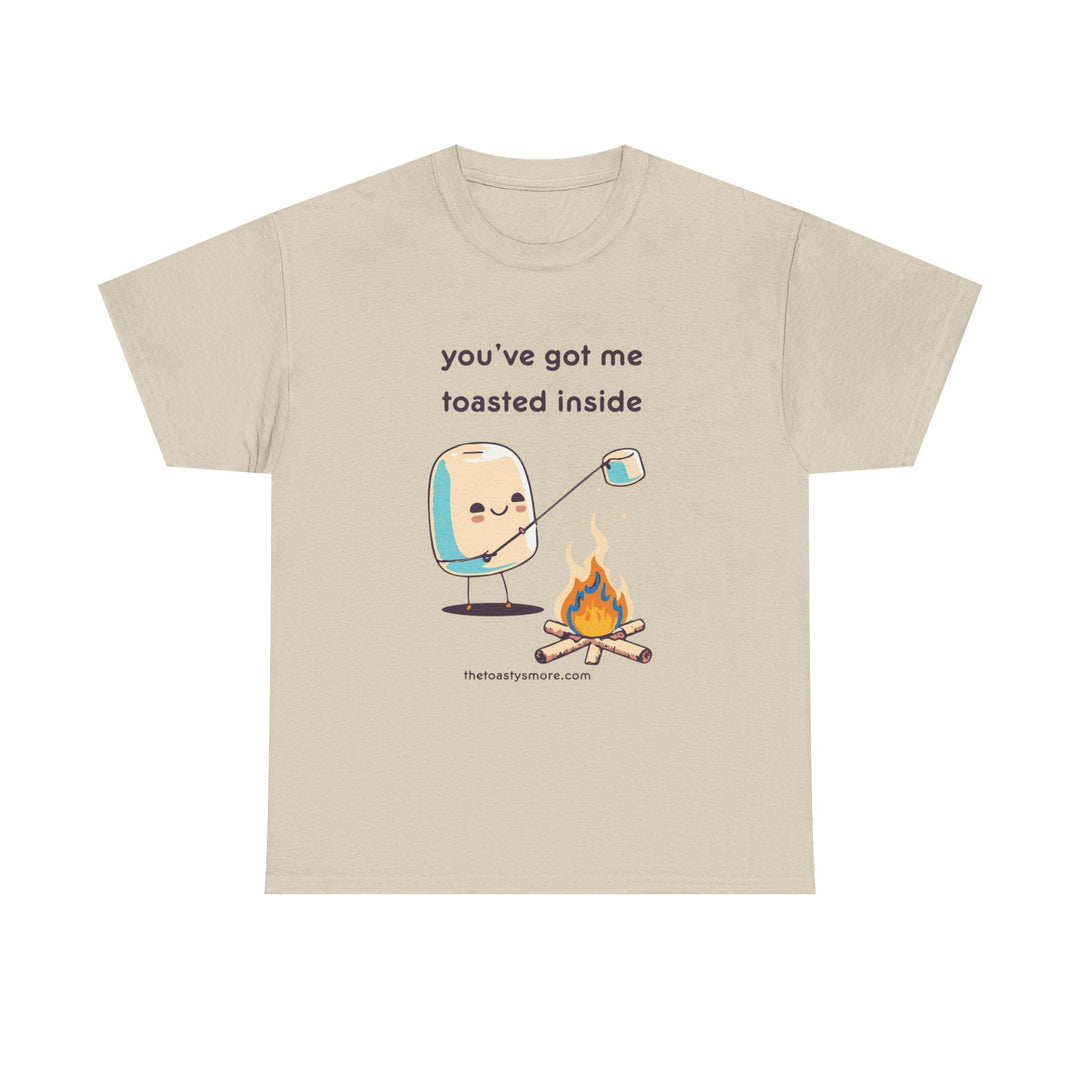 Marshmallow 'You've Got Me Toasted Inside' T-Shirt