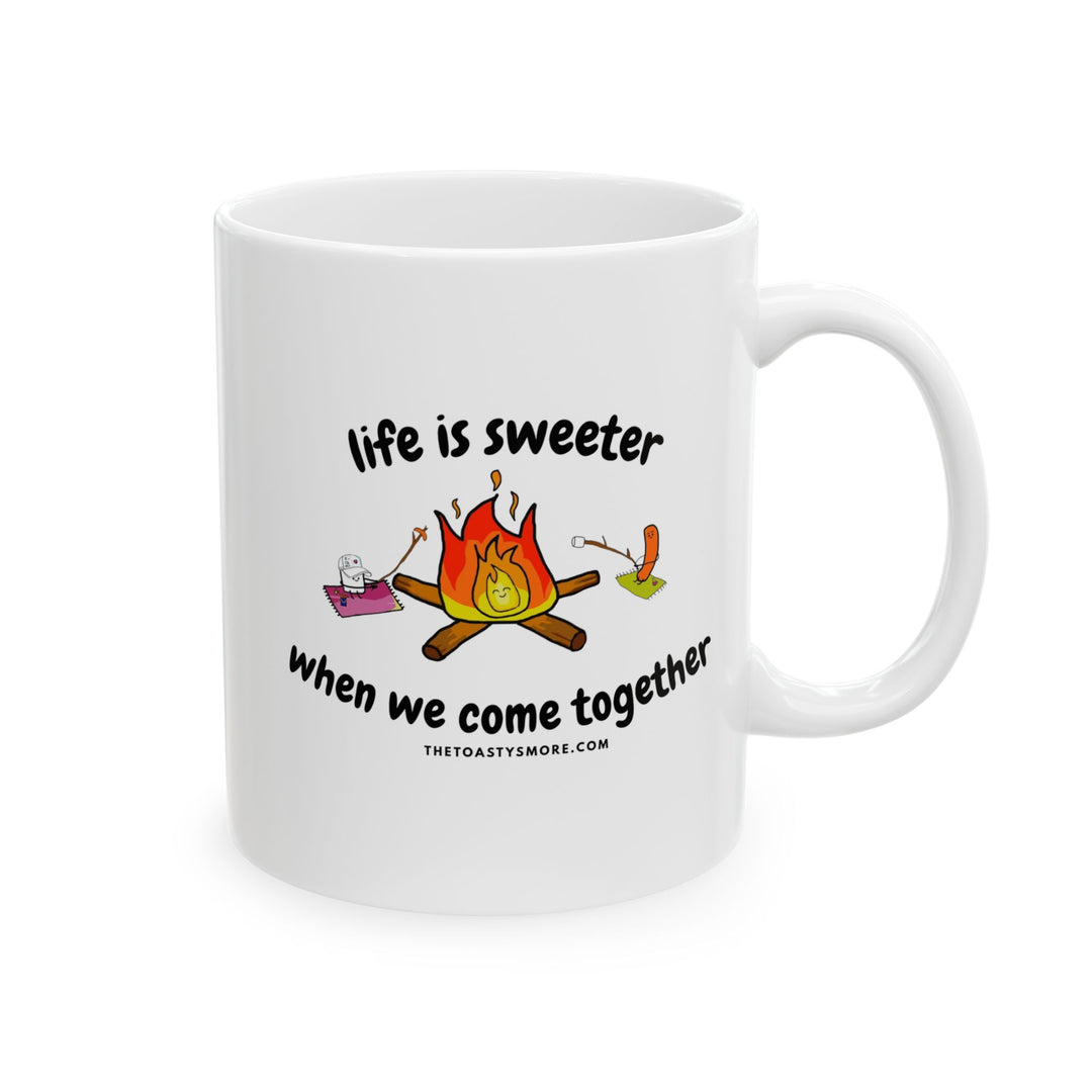 Ceramic Mug - "Together We’re Better" Inspirational Coffee Cup (11oz, 15oz)