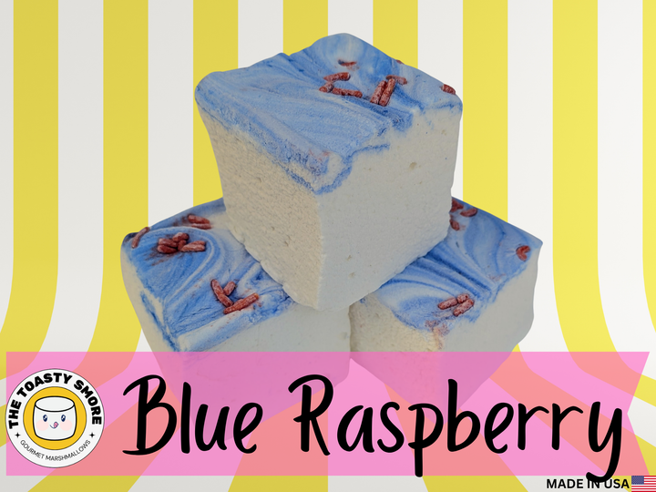 SOUR Blue Raspberry Gourmet Marshmallows (3-pack) GF