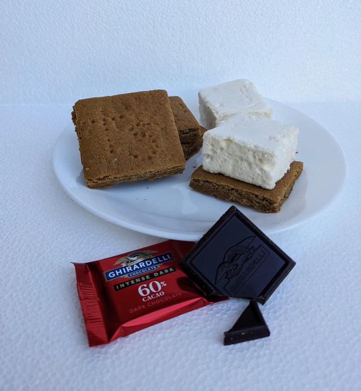 Gluten-Free S'mores Kit for Two - Handmade Marshmallows & GHIRARDELLI Chocolate