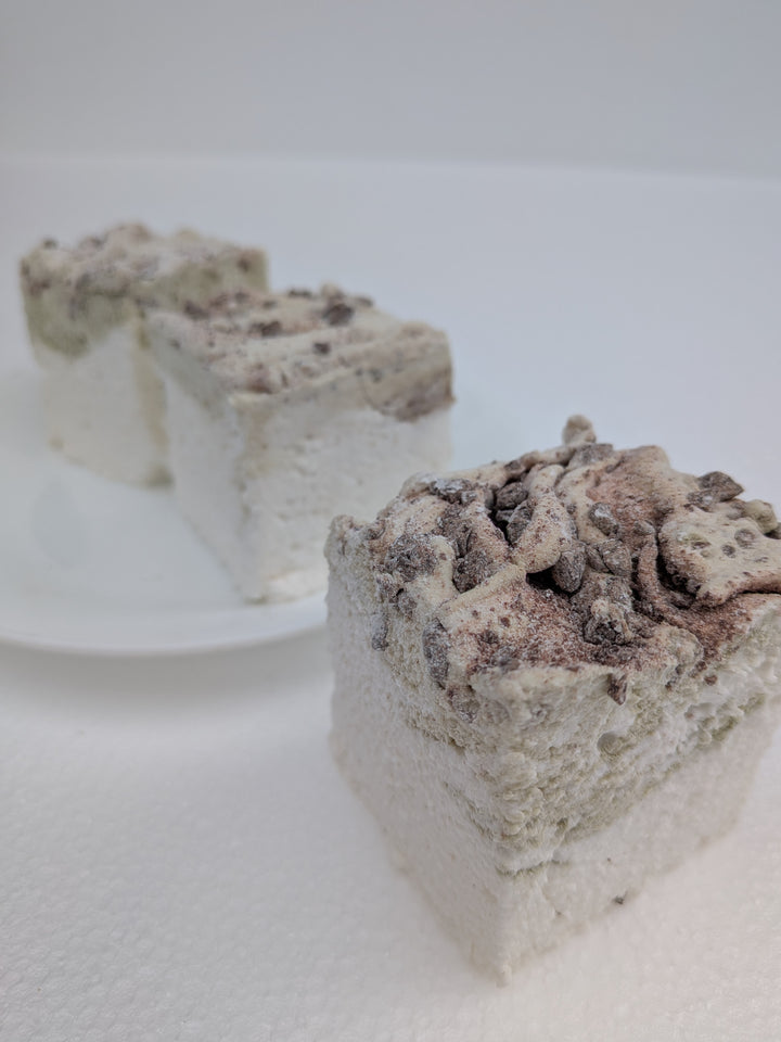Mint Chocolate Chip Gourmet Marshmallows, Clean‑Label, Corn‑Syrup Free