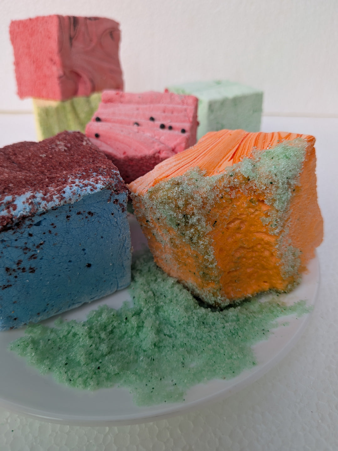 Handcrafted Sour Marshmallow Bundle with Tangy Dipping Powder – Gourmet Candy with a Zing