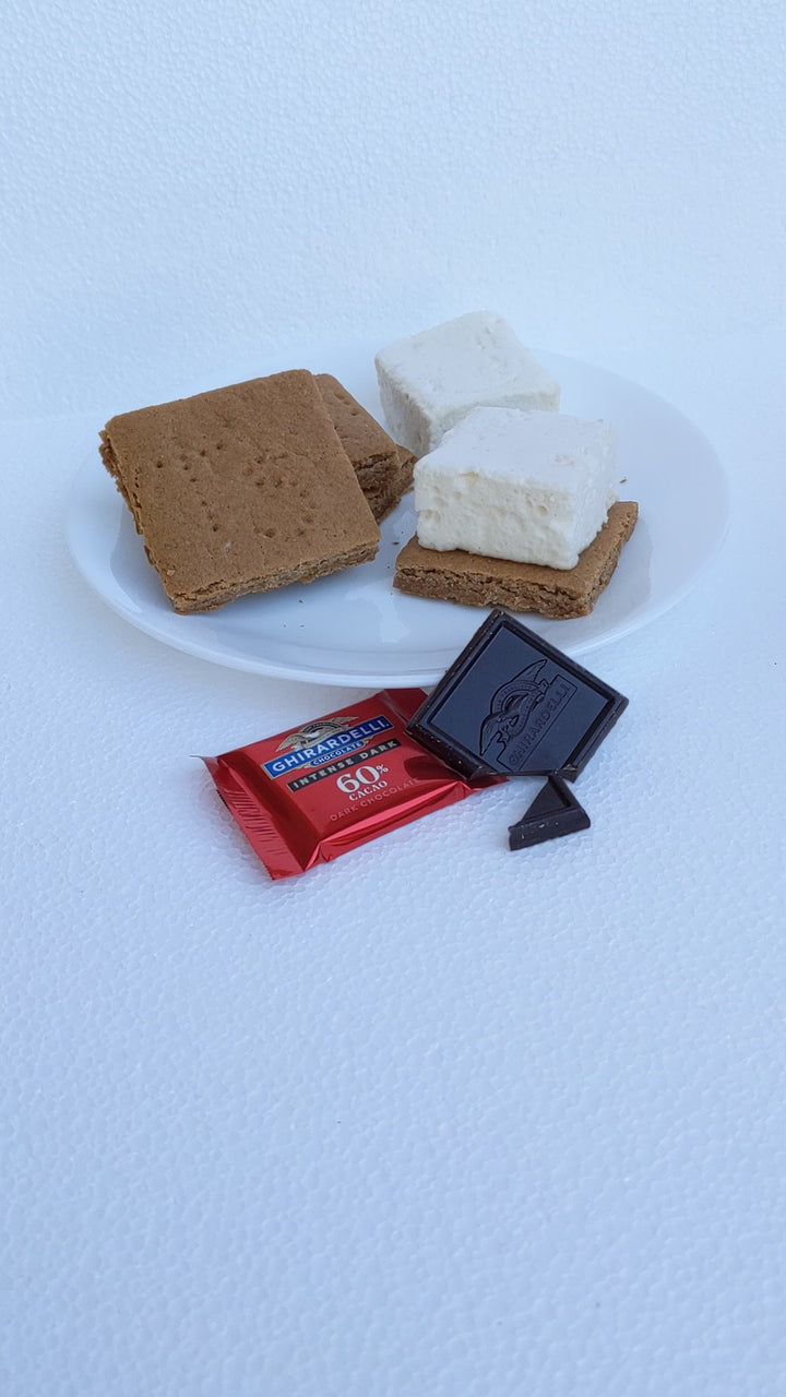 Gluten-Free S'mores Kit for Two - Handmade Marshmallows & GHIRARDELLI Chocolate