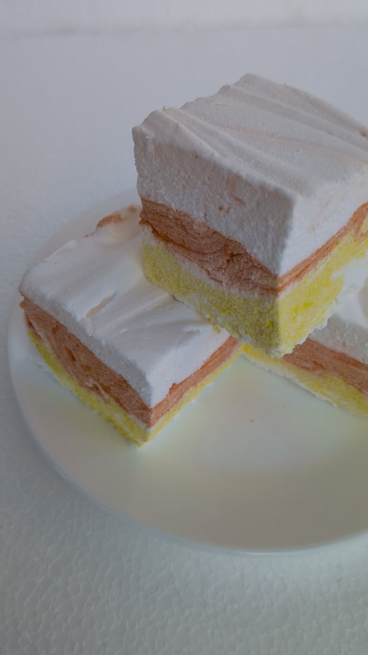 gourmet marshmallows in candy corn made in usa by the toasty smore