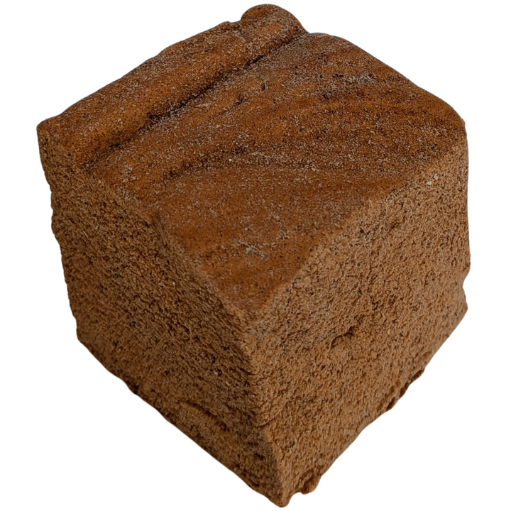 pumpkin spice gourmet marshmallow on a white background